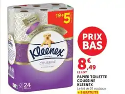 Super U KLEENEX Papier toilette coussine offre