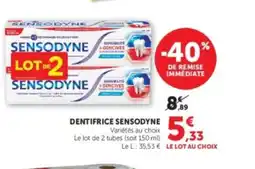 Super U SENSODYNE Dentifrice offre