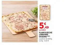 Super U Flam'kueche lardons oignos offre