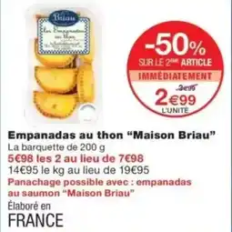 Monop' Empanadas au thon maison briau offre