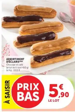 Super U Assortiment d'éclairs offre