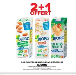 Carrefour BJORG Sur toutes les boissons végétales offre
