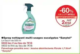 Monop' Spray nettoyant multi-usages eucalyptus sanytol offre