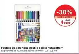 Monop' Feutres de coloriage double pointe staedtler offre