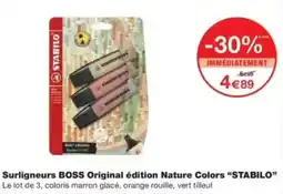 Monop' Surligneurs boss original édition nature colors stabilo offre
