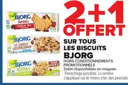 Carrefour BJORG Sur tous les biscuits offre
