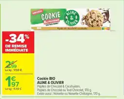 Carrefour ALINE & OLIVIER Cookie bio offre