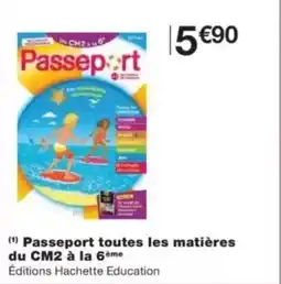 Monop' Passeport toutes les matières du CM2 à la 6ème offre