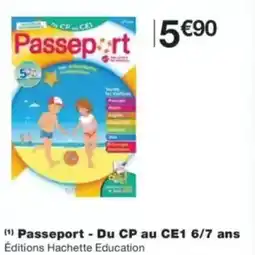 Monop' Passeport - Du CP au CE1 6/7 ans offre