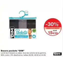 Monop' Boxers pockets dim offre