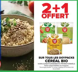 Carrefour CÉRÉAL BIO Sur tous les doypacks offre