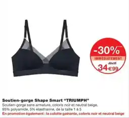 Monop' Soutien-gorge shape smart triumph offre