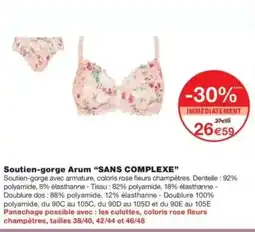 Monop' Soutien-gorge arum sans complexe offre