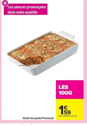 Gratin de poulet Provençal