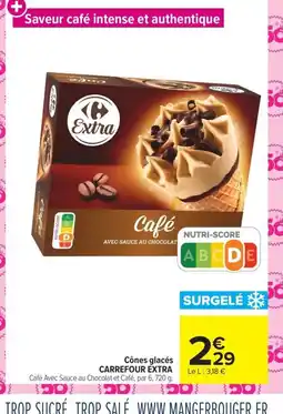 Carrefour CARREFOUR EXTRA Cônes glacés offre