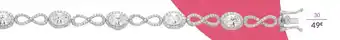Auchan Bracelet Argent Et Oxydes de Zirconium offre