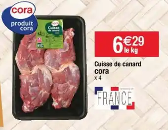 Cora x Carrefour Cuisse de Canard offre