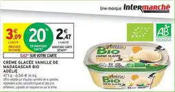 Intermarché Crème glacée vanille de madagascar bio adélie offre