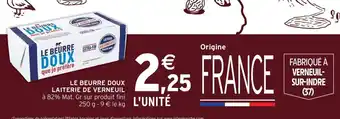 Le beurre doux laiterie de verneuil