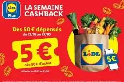 Lidl Lidl - la semaine cashback offre
