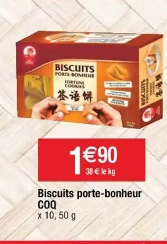 Cora x Carrefour Biscuits Porte-Bonheur offre
