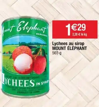 Cora x Carrefour Lychees Au Sirop offre