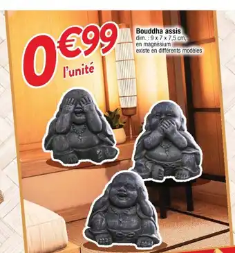 Cora x Carrefour Bouddha Assis offre