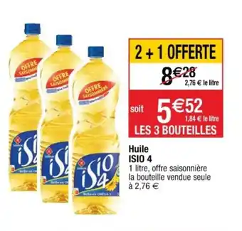 Cora x Carrefour Huile Isio 4 offre