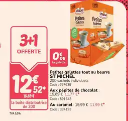 Promocash ST MICHEL Petites galettes tout au beurre offre