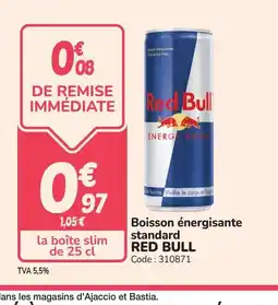 Promocash RED BULL Boisson énergisante standard offre