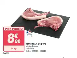 Promocash Tomahawk de porc offre