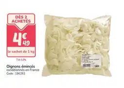 Promocash Oignons émincés offre