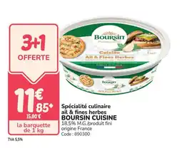 Promocash BOURSIN CUISINE Spécialité culinaire offre