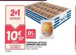 Promocash ARMOR DELICES Madeleines d'Armor offre