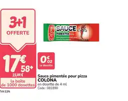 Promocash COLONA Sauce pimentée pour pizza offre