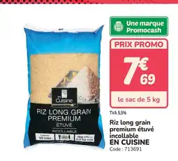Promocash EN CUISINE Riz long grain premium étuvé incollable offre