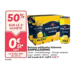 Promocash SAN PELLEGRINO Boissons pétillantes italiennes offre