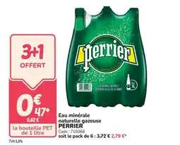 Promocash PERRIER Eau minérale naturelle gazeuse offre