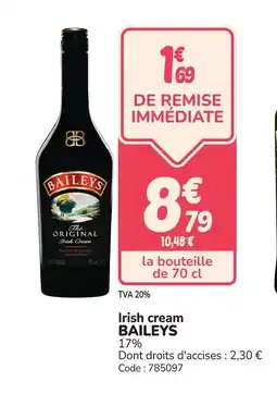 Promocash BAILEYS Irish cream offre