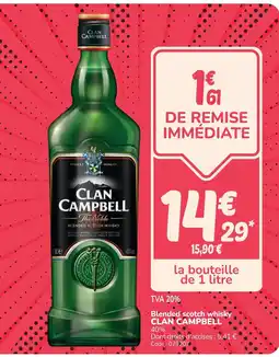 Promocash CLAN CAMPBELL Blended scotch whisky offre
