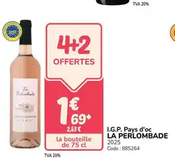 Promocash LA PERLOMBADE 2025 I.G.P. Pays d'oc offre