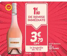 Promocash VILLA DES DUNES A.O.P. Bordeaux rosé offre