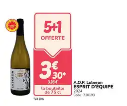 Promocash ESPRIT D'ÉQUIPE A.O.P. Luberon offre