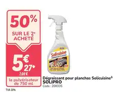 Promocash SOLIPRO Dégraissant pour planchas Solicuisine offre