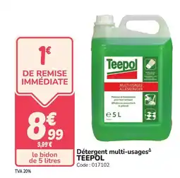 Promocash TEEPOL Détergent multi-usages offre