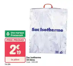 Promocash Sac Isotherme offre