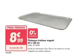 Promocash Plateaux traiteur argent offre