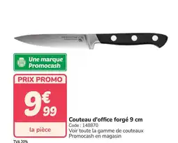 Promocash Couteau d'office forgé offre