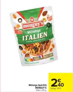 Carrefour MENGUY'S Mélange Apéritifs offre