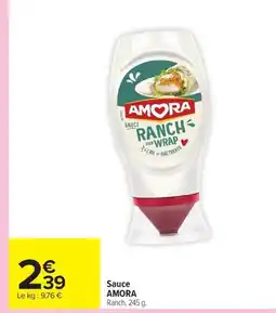 Carrefour AMORA Sauce offre